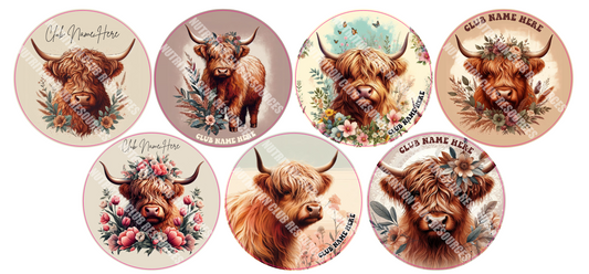 HIGHLAND COW SET #1