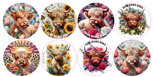 HIGHLAND COW SET #2