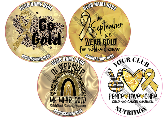 CHILDHOOD CANCER AWARENESS SET #1